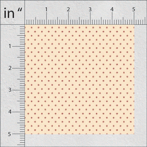 Yellowish Orange Polka Dots Print