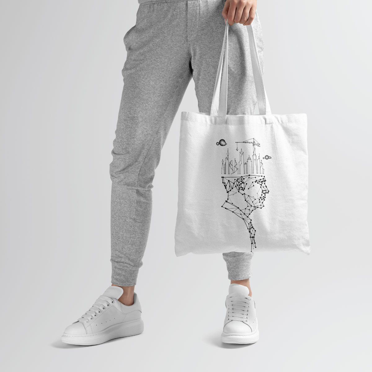 Canvas King Color Seashell Tote Bag