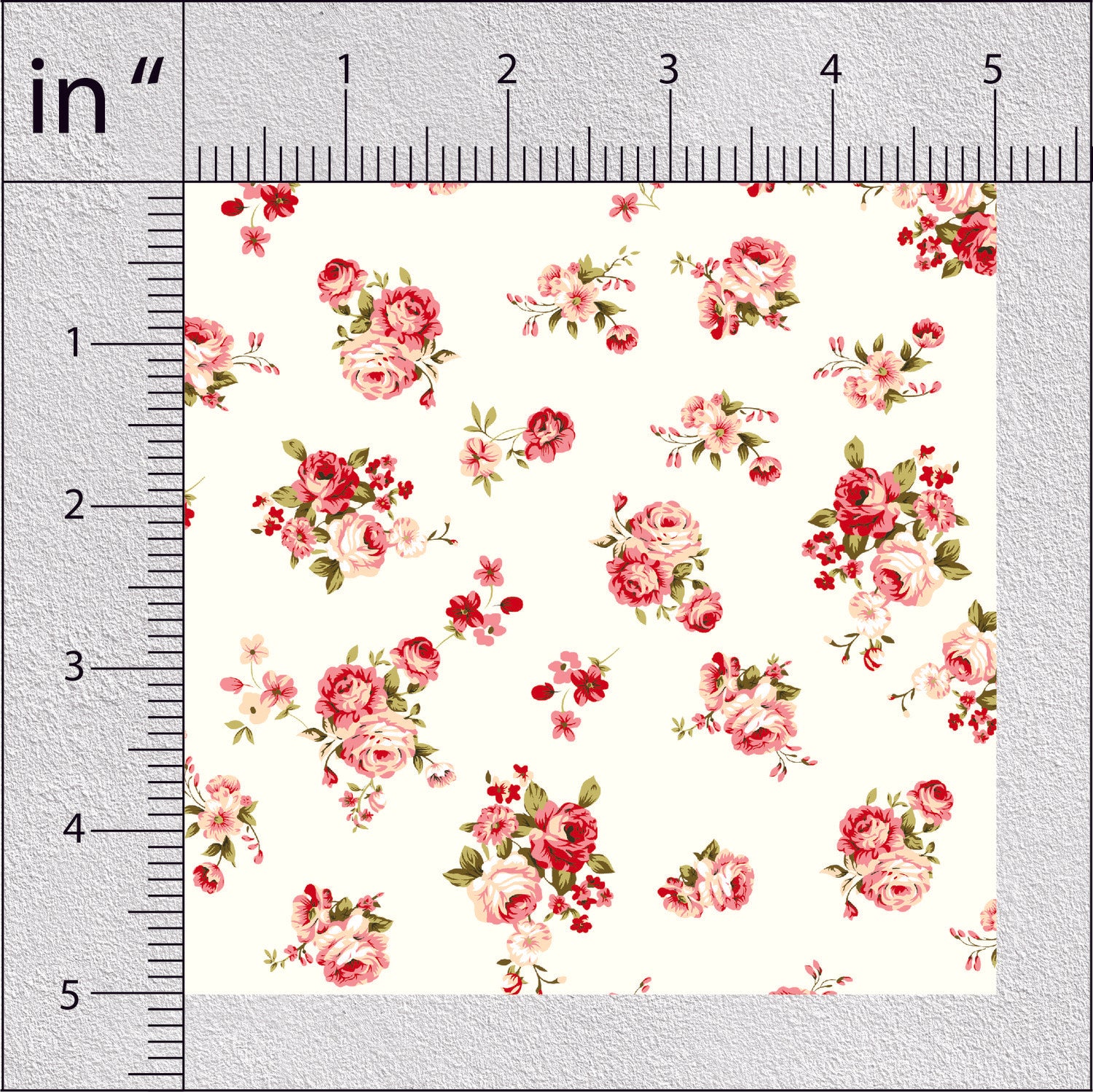 Ivory Rose Floral Print