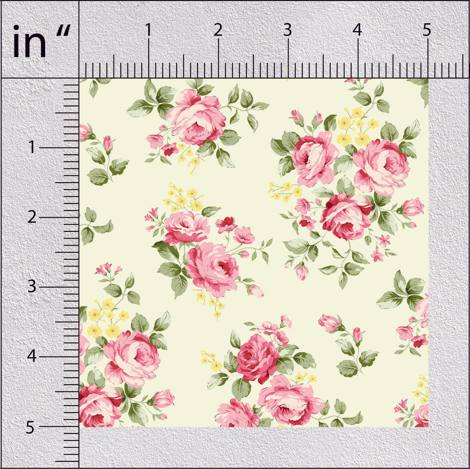 Dawn Pink Rose Floral Print