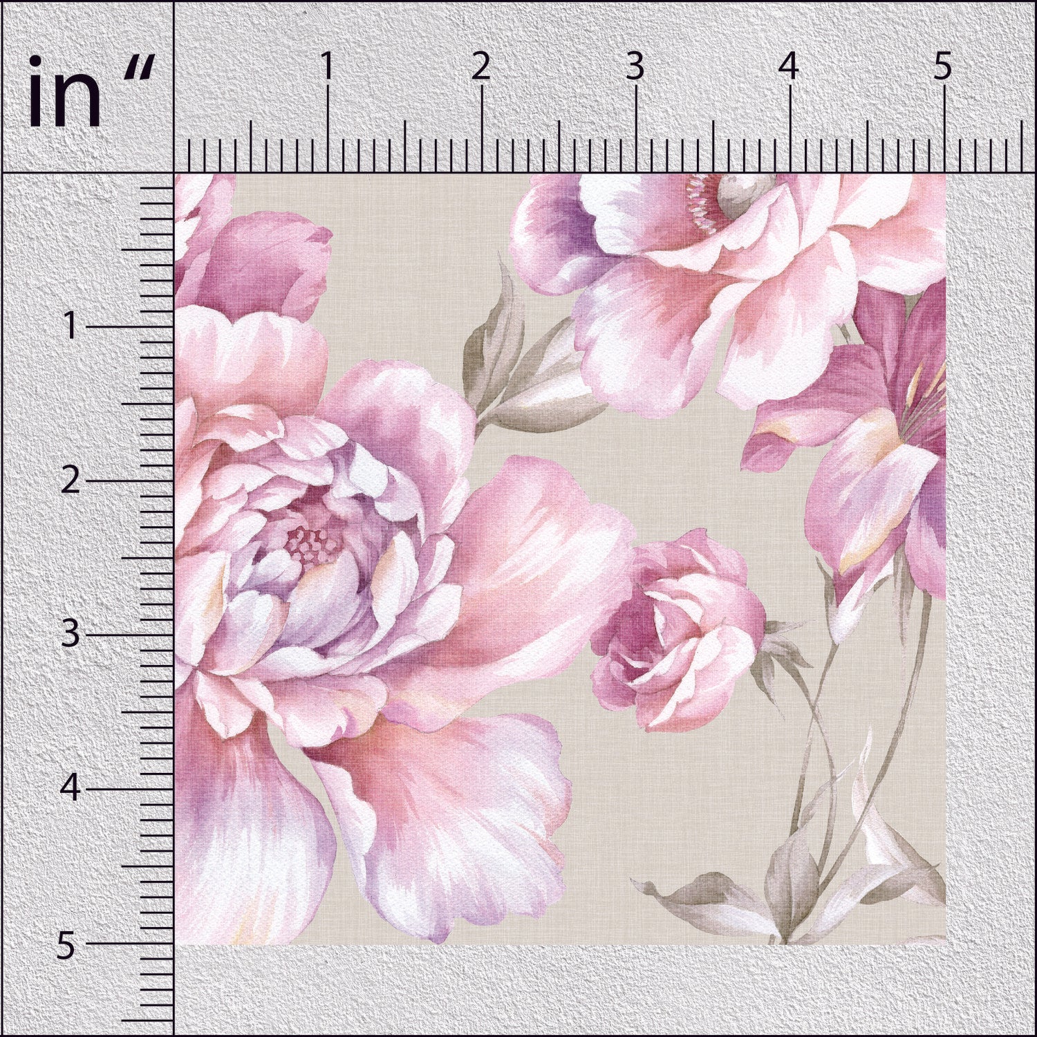 Silk Rose Vintage Roses Floral Print