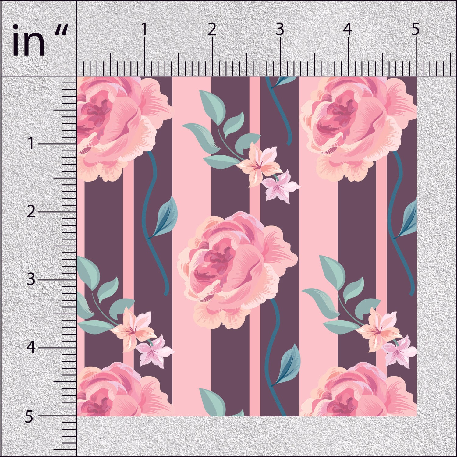 Ruddy Pink Pionise Floral Print