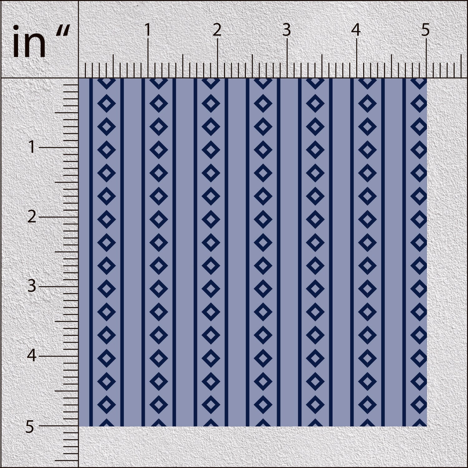 Ikat Pattern Watercolor Geometric Print