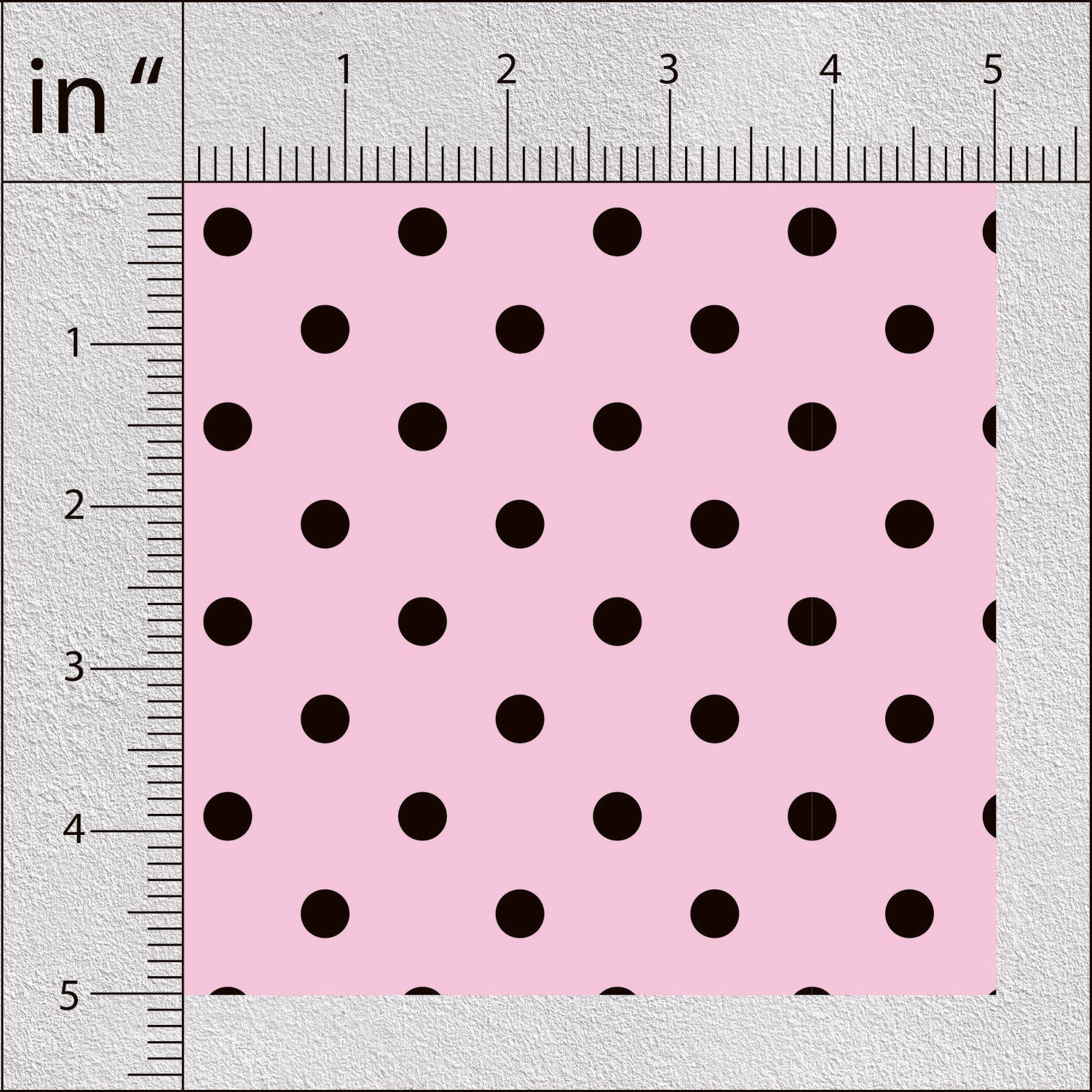Classic Rose Polka Dots Print