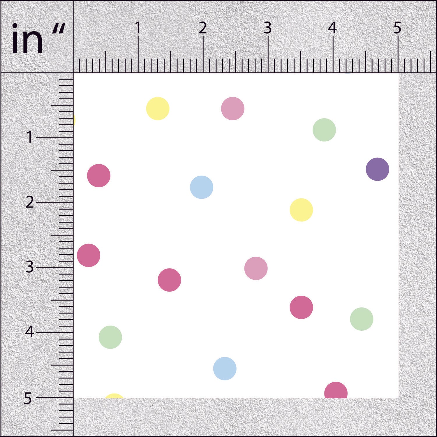 Multicolored Polka Dots Print