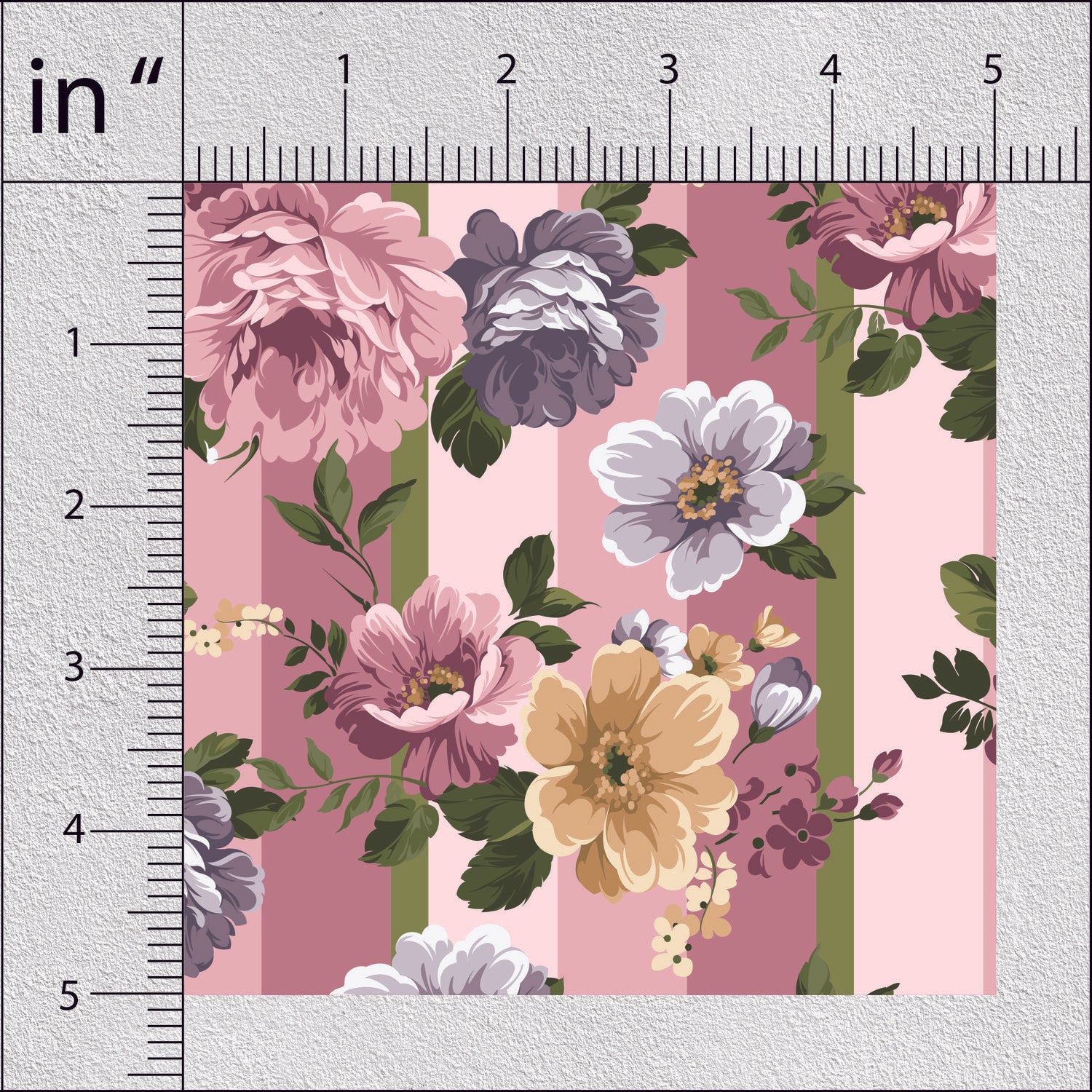 Petite Carnation Pink Rose Floral Print