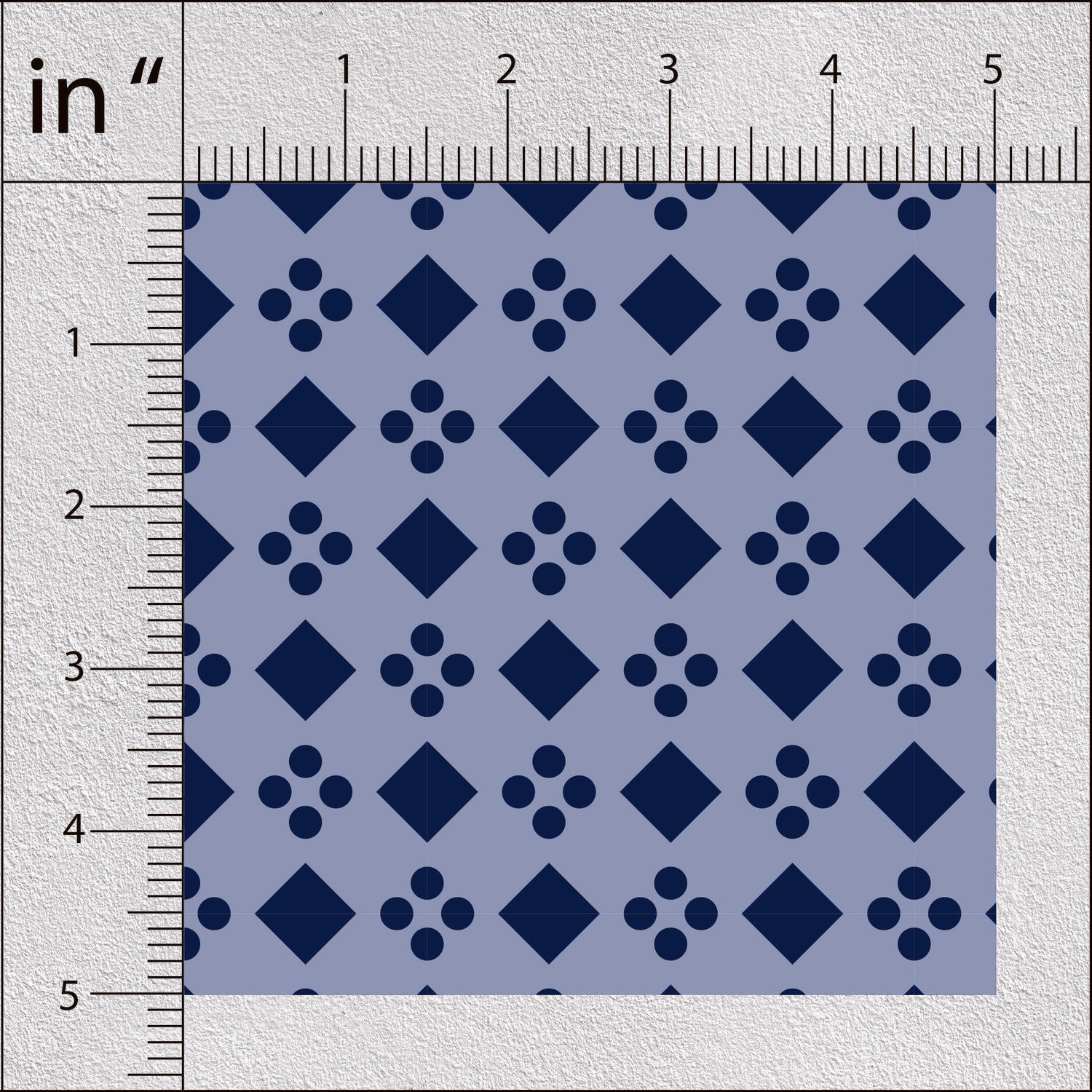 Gulf Blue Aztec Pattern Geometric Print