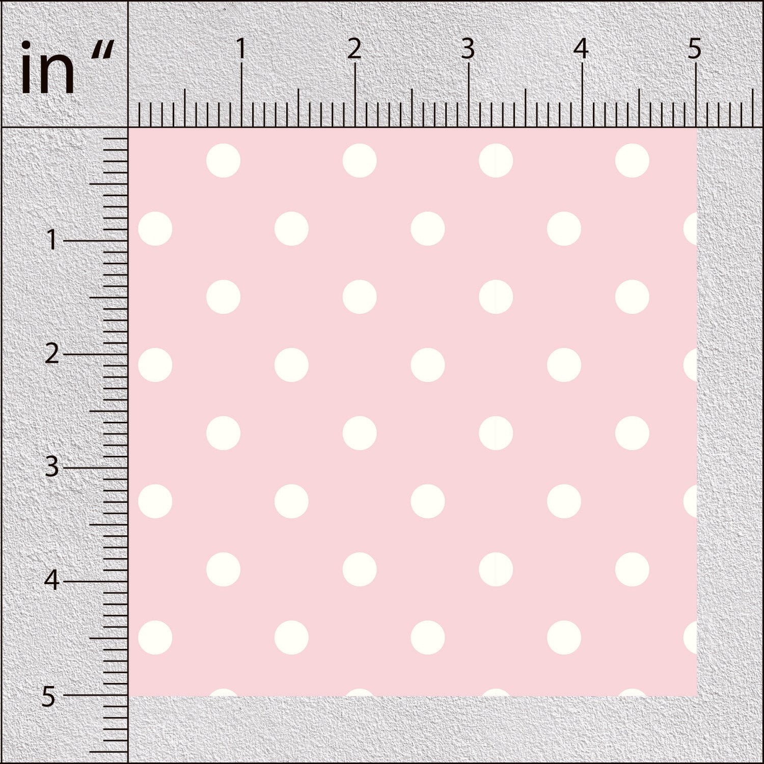 Pale Pink Polka Dots Print