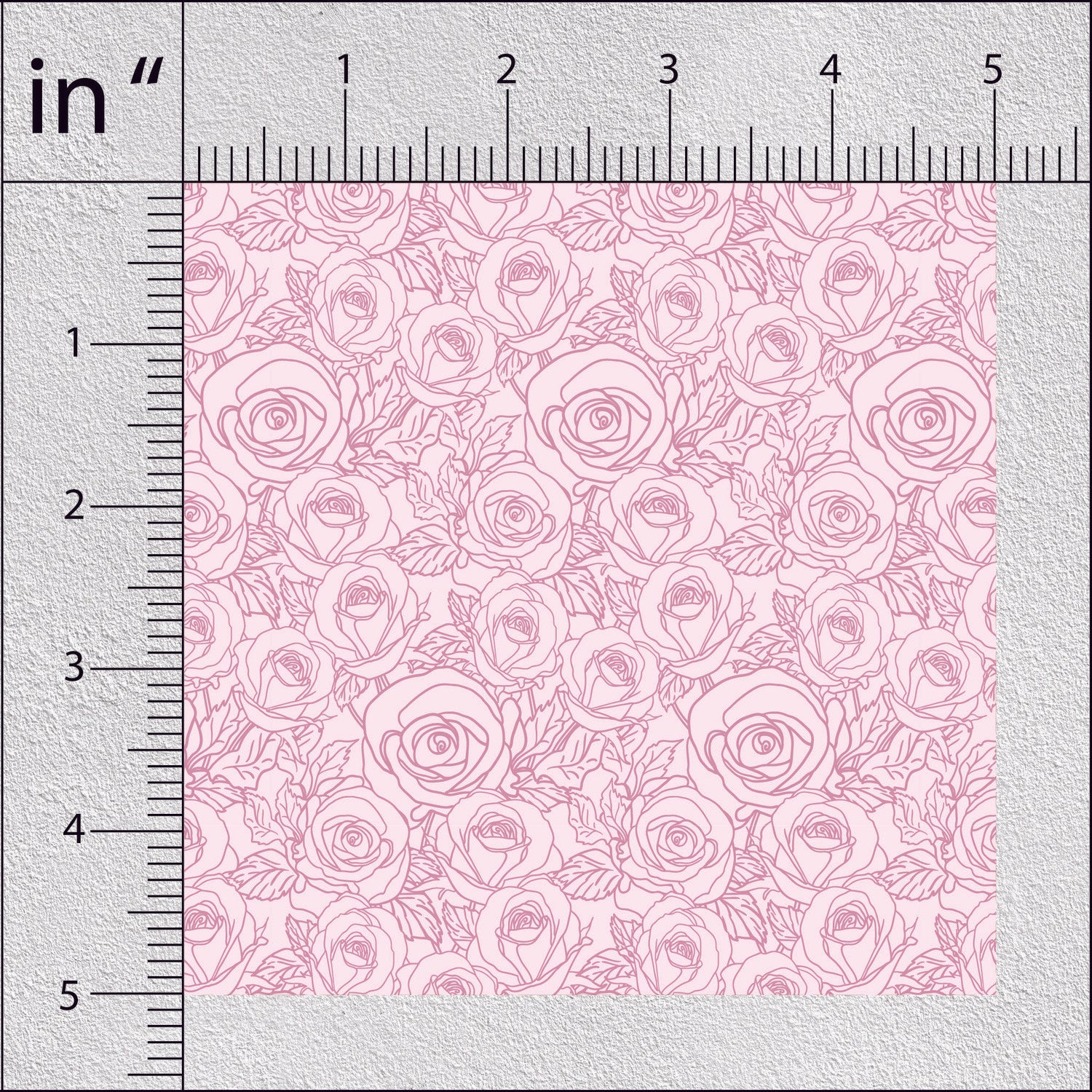 Lavender Pink Vintage Rose Geometric Print