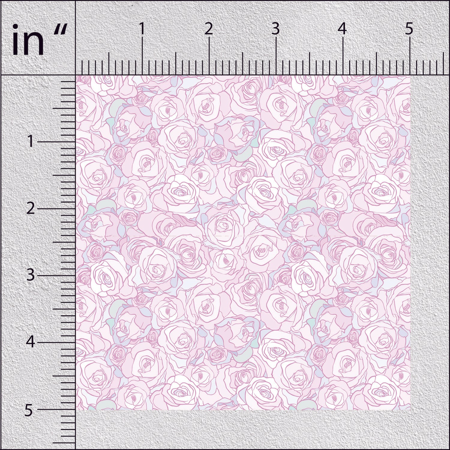 Amour Rose Geometric Print