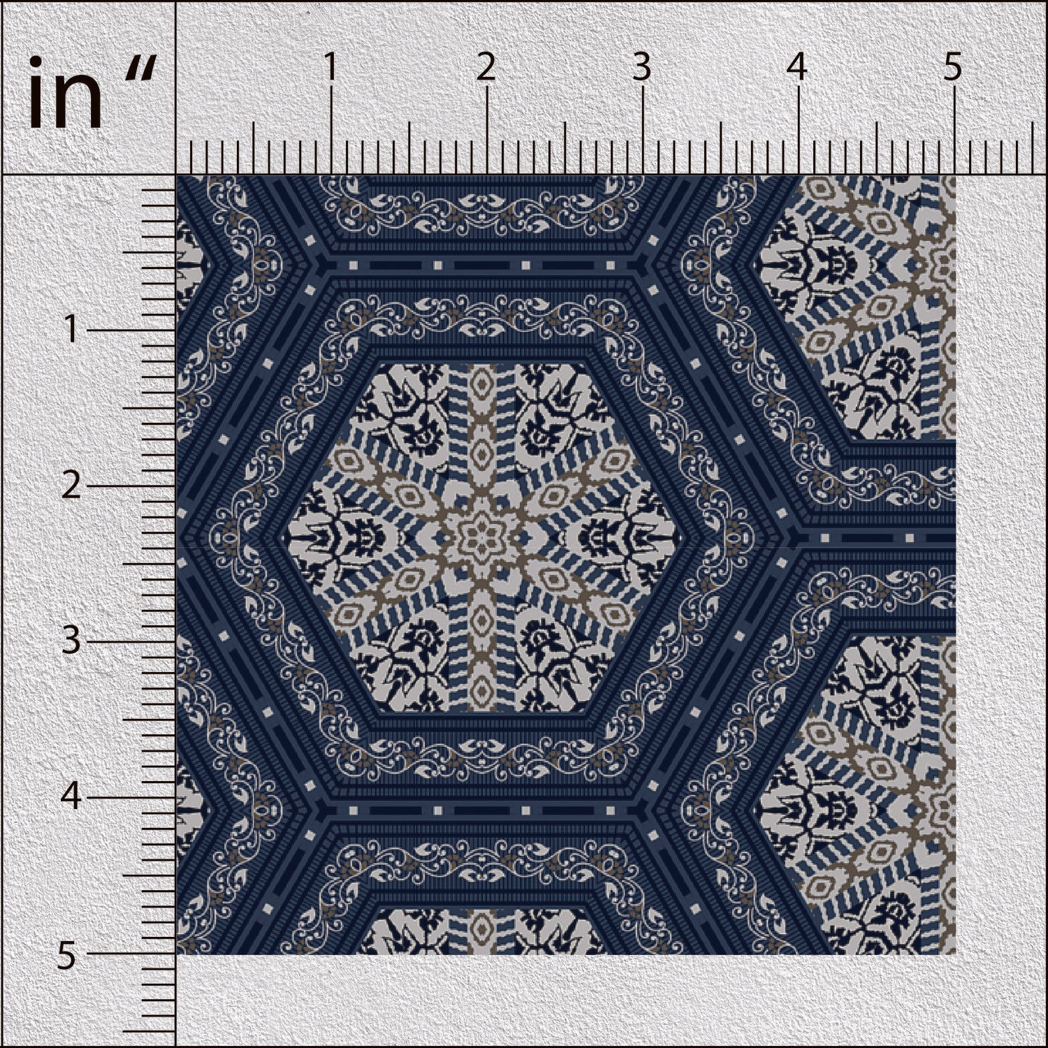 Cloud Burst Aztec Pattern Geometric Print