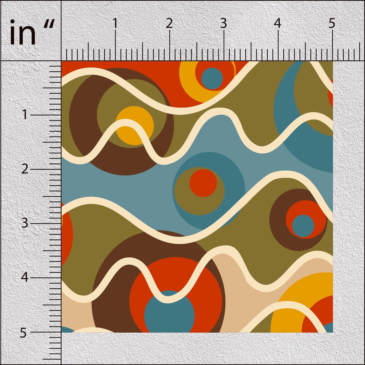Pesto Abstract Pattern Geometric Print