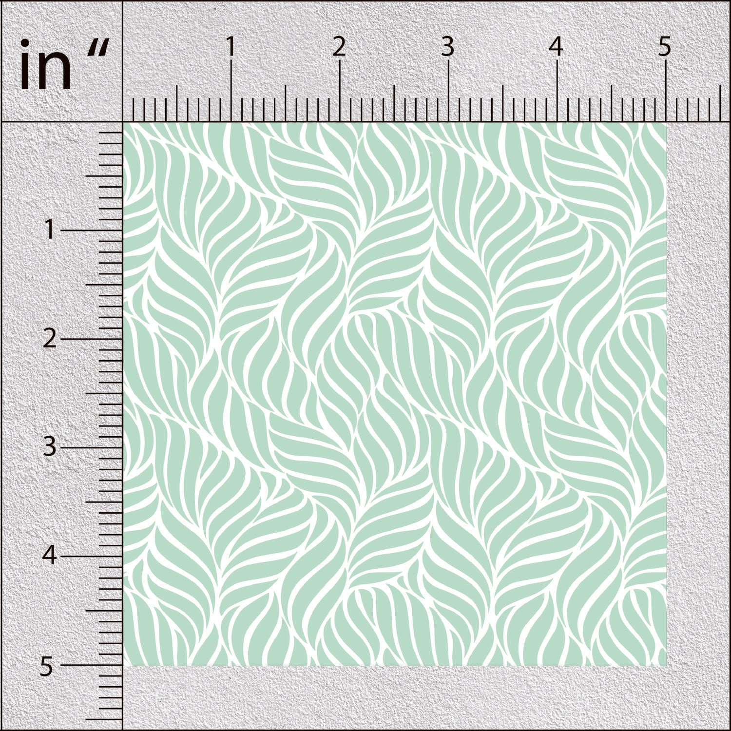 Celadon Striped Pattern Geometric Print