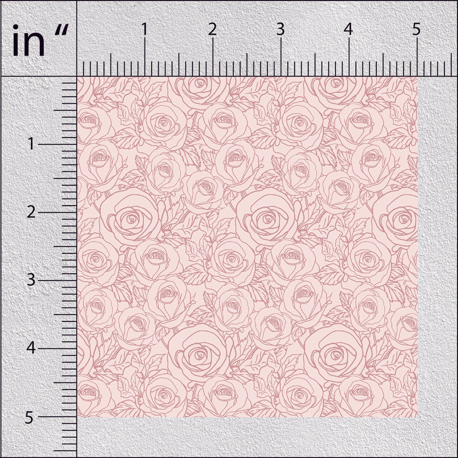 Dawn Pink Rose Floral Print