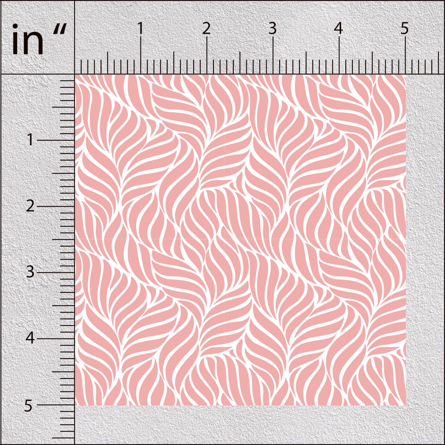 Carnation Pink Striped Pattern Geometric Print